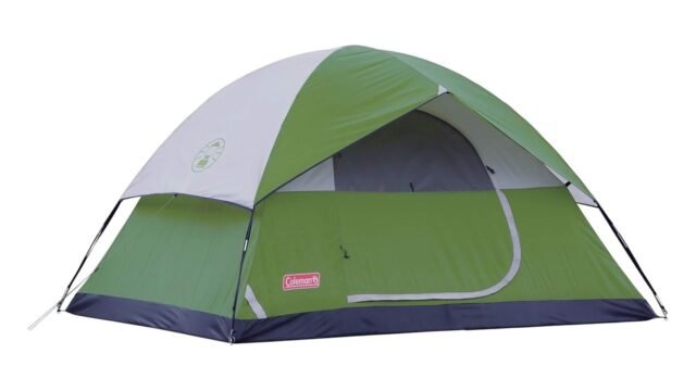 Coleman Sundome camping tent with rainfly review
